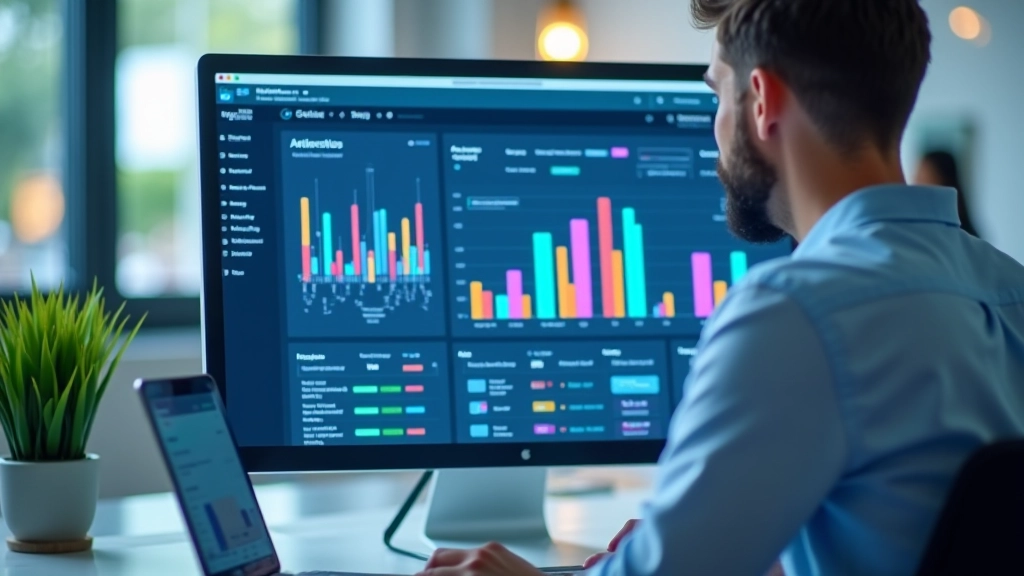 Analytics dashboard on desktop showing category page metrics and performance data